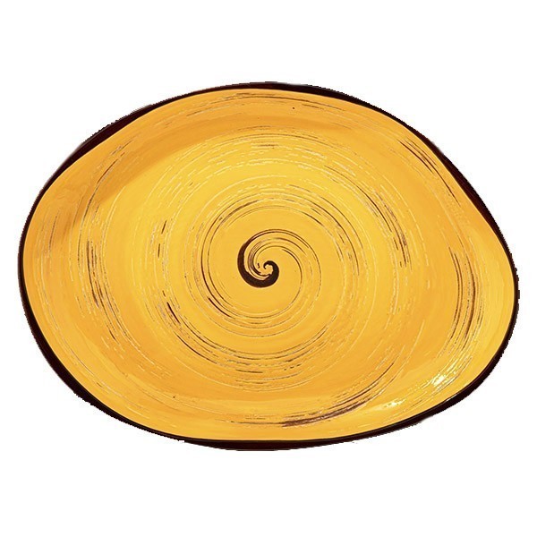 Блюдо Wilmax Spiral Yellow 33 х 24,5 см WL - 669442 / A