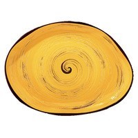 Фото Блюдо Wilmax Spiral Yellow 33 х 24,5 см WL - 669442 / A