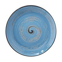 Фото Тарілка Wilmax Spiral Blue 25,5 см WL - 669614 / A