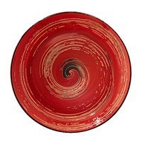 Фото Комплект тарілок Wilmax Spiral Red 20,5 см 6 шт