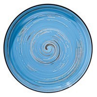 Фото Комплект тарілок Wilmax Spiral Blue 28 см 6 шт 